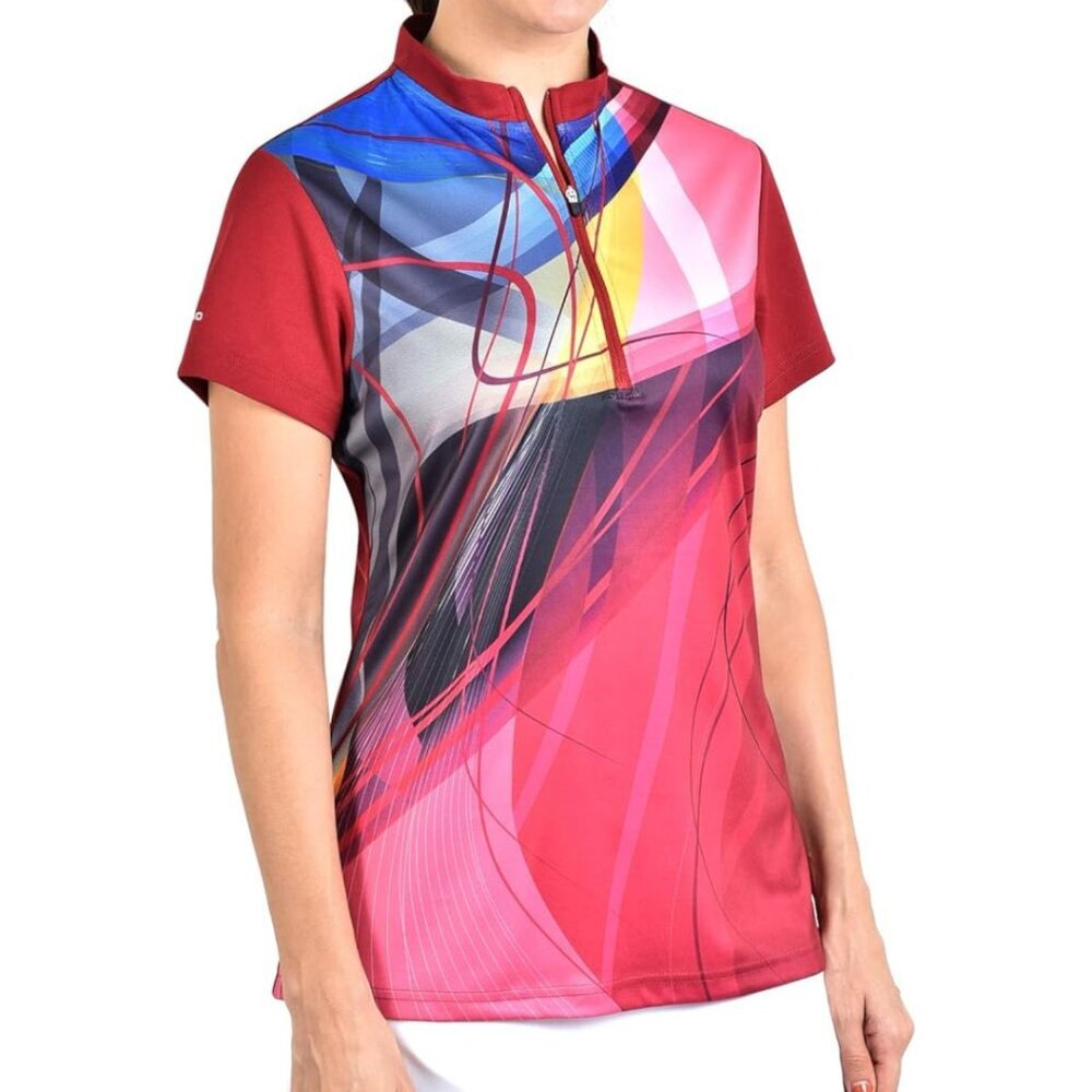 Savalino Women’s Bowling Sublimation Printed Jersey – Size 4XL – NWT